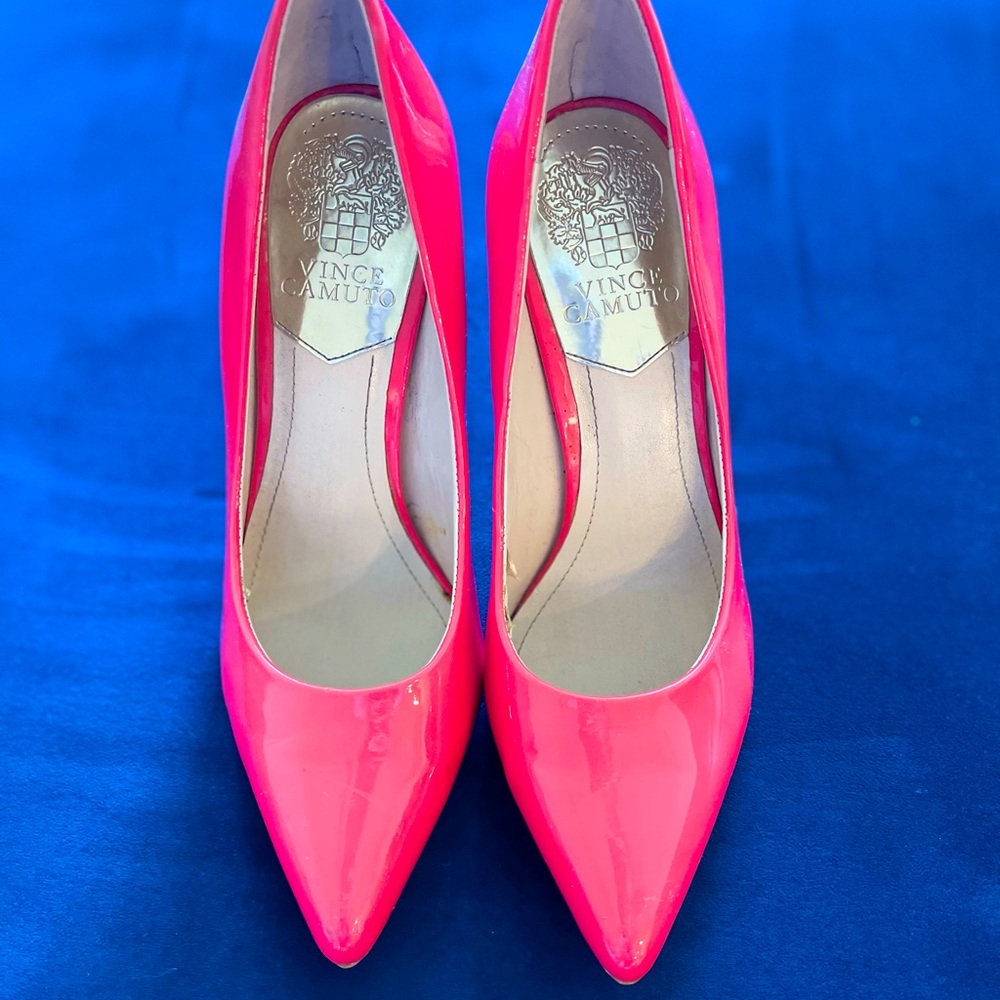 Vince Camuto Watermelon Pink Pumps Size 7.5